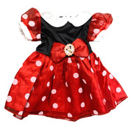 Disney Infant Toddler Girls Minnie Mouse Polka Dot Dress Halloween Costume
