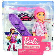 Barbie Chelsea You Can Be Anything 6" Blonde Snowboarding Doll Playset