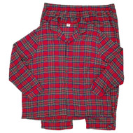 Holiday Time Mens Big & Tall 2-Piece Red Plaid Flannel Sleepwear Pajama Set 3XL