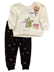 Star Wars Mandalorian Infant & Toddler Girls Halloween Baby Yoda Outfit Set