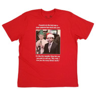 Ripple Junction Mens Red The Office Xmas Holiday Christmas T-Shirt