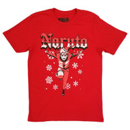 Ripple Junction Mens Red Naruto Shippuden Xmas Holiday Christmas T-Shirt