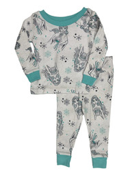 Frozen Infant & Toddler Girls Elsa & Anna Snug Fit Long Sleeve Pajamas