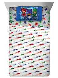 PJ Masks 3 Pc Twin Sheet Set, Kids Microfiber Bed Sheets