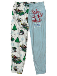 Nickelodeon Womens Christmas Rugrats Joggers Sleep Pants Pajama Bottoms