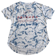 Friends Junior Womens Red Whtie & Blue Patriotic Tee Shirt T-shirt