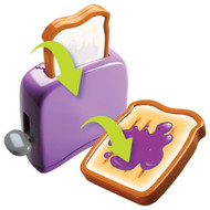 Magic Reveal Chefs Toaster Pretend Food Playset, Kids Cooking Set