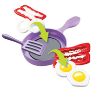 Magic Reveal Chefs Breakfast Meal Pretend Food Cook Set, Kids Cooking