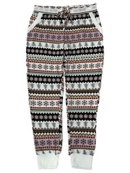Womens Soft Christmas Tree Heart Joggers Sleep Pants Pajama Bottoms