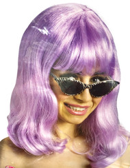 Fun World Womens California Girls Purple Wig