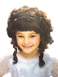Halloween Girls Glamorous Princess Curly Brown Wig