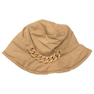 Madden NYC Womens Floppy Quilted Tan Bucket Hat