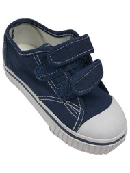 Toddler Boys Blue Canvas Casual Loafers Baby Boat Shoes Easy On/Off