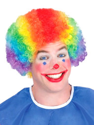 Halloween Men's & Womens Colorful Clown Wig