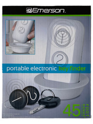 Emerson Portable Electronic Key Finder 45 Ft Range Wireless Lost Car Key Tracker