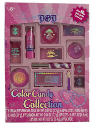 Pop Color Candy Little Girls Makeup Beauty Set, Real Make-Up Lip Gloss & Shadow