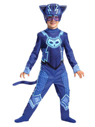 Toddler Boys Pj Masks Blue Catboy Glow In The Dark Halloween Costume
