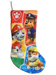 Nickelodeon Paw Patrol Pups Holiday Christmas Stocking Decoration
