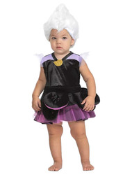 Disney Baby Girls Purple Dress Little Mermaid Ursula Costume