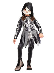 Hyde & Eek Girls Mystic Bones Skeleton Print Dress Halloween Costume