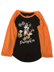 Disney Infant & Toddler Girls Hello Pumpkin Minnie Mouse Halloween Tee Shirt