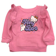 Hello Kitty Infant & Toddler Pink Hey Boo Ghost Halloween Sweatshirt Top