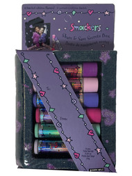 Bonne Bell 6 Piece Holiday Flavored Lip Smackers Lip Balm Set in Box