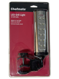 Chefmate Digital LED BBQ Grill Light for Barbecue Grilling, Clamp On