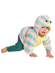 Infant Girls Colorful Soft Plush Ostrich Halloween Costume Hooded Pullover