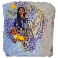 The Big One Oversized Disney Wish Asha & Goat Pal Microplush Throw Blanket 5'x6'