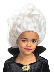 Girls Disney Ursula Little Mermaid Silver Gray Wig