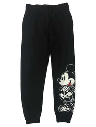 Disney Womens Black Mickey Mouse Halloween Joggers Sweat Pants Sweats