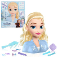Disney Frozen Elsa 17 Piece Styling Head with Hair Accessories