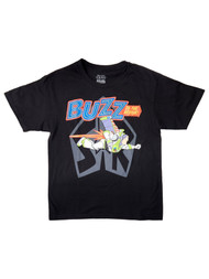 Disney Toy Story Boys Black Buzz Lightyear Alien T-Shirt Tee Shirt