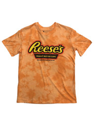 Womens (Jrs) Orange Tie Dye Reese's Peanut Butter Cup T-Shirt Tee Shirt