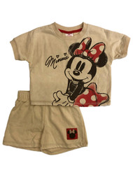 Disney Infant & Toddler Girls Minnie Mouse Baby Outfit Shorts & Top Set