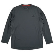 Mossy Oak Mens Gray Long Sleeve Performance Shirt