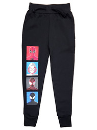 Marvel Boys Black Spiderman 2 Pocket Jogger Sweats Pants