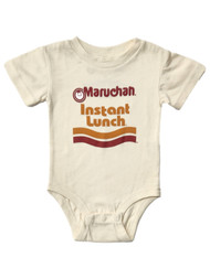 Maruchan Infant Boys & Girls Beige Instant Lunch Bodysuit Baby Outfit