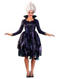 Disguise Womens Disney Little Mermaid Ursula Dress Halloween Costume