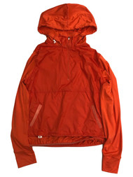 Avia Womens Lightweight Orange Athletic Hoodie Sweatshirt Top X-Large