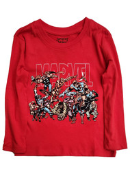 Marvel Infant & Toddler Boys Red Spiderman, Thor, & Hulk T-Shirt Tee Shirt