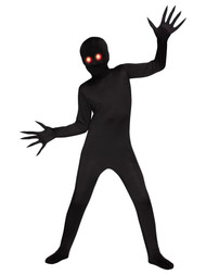 Fun World Boys Shadow Demon Black Body Suit Halloween Costume Medium (8)