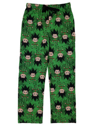 Hunter X Hunter Mens Green AOP Sleep & Lounge Pant Pajama Bottoms