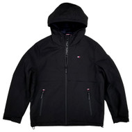 Tommy Hilfiger Mens Black Performance Hooded Jacket