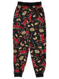 Deadpool Mens Gray Jogger Fit Sleep & Lounge Pants Pajama Bottoms