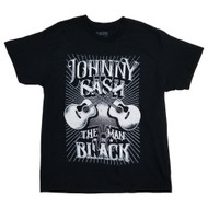 Johnny Cash Mens The Man In Black Short Sleeve T-Shirt