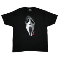 Ghost Face Mens Black Graphic Tee Short Sleeve T-Shirt 2XL