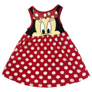 Disney Toddler Girls Red Polka Dot Minnie Mouse Tank Top Dress