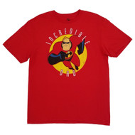 The Incredibles Mens Red Incredible Dad Fathers Day T-Shirt